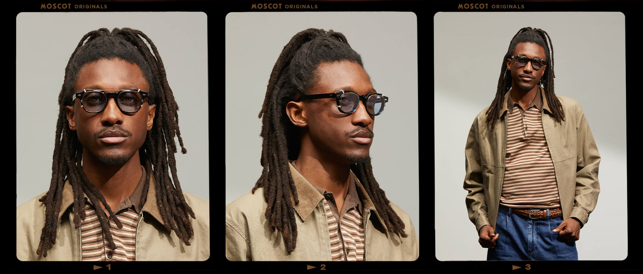DOLT CLIP GOLD WITH CUSTOM MADE TINTS™ – MOSCOT NYC SINCE 1915