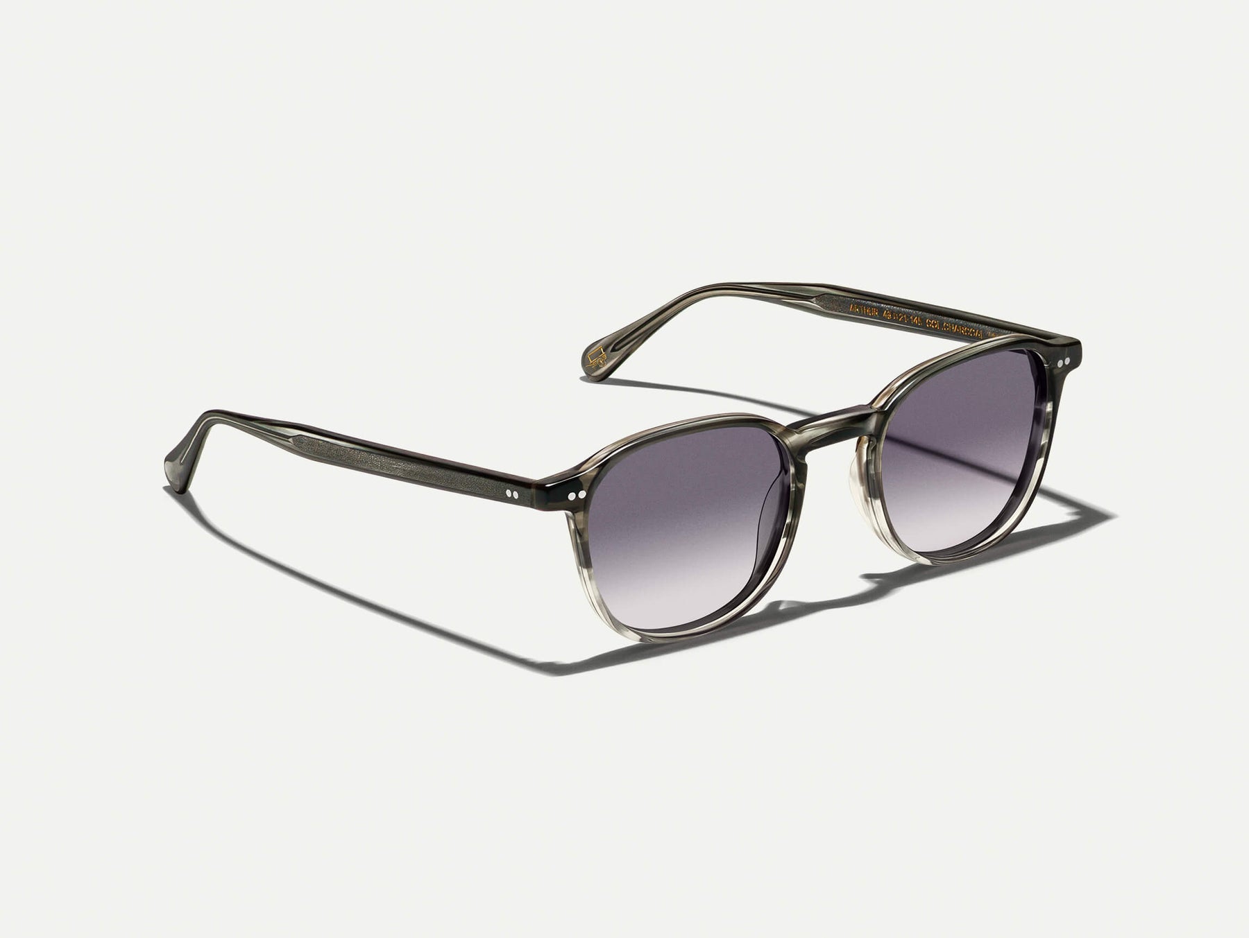 The ARTHUR in Charcoal with American Grey Fade Tinted Lenses