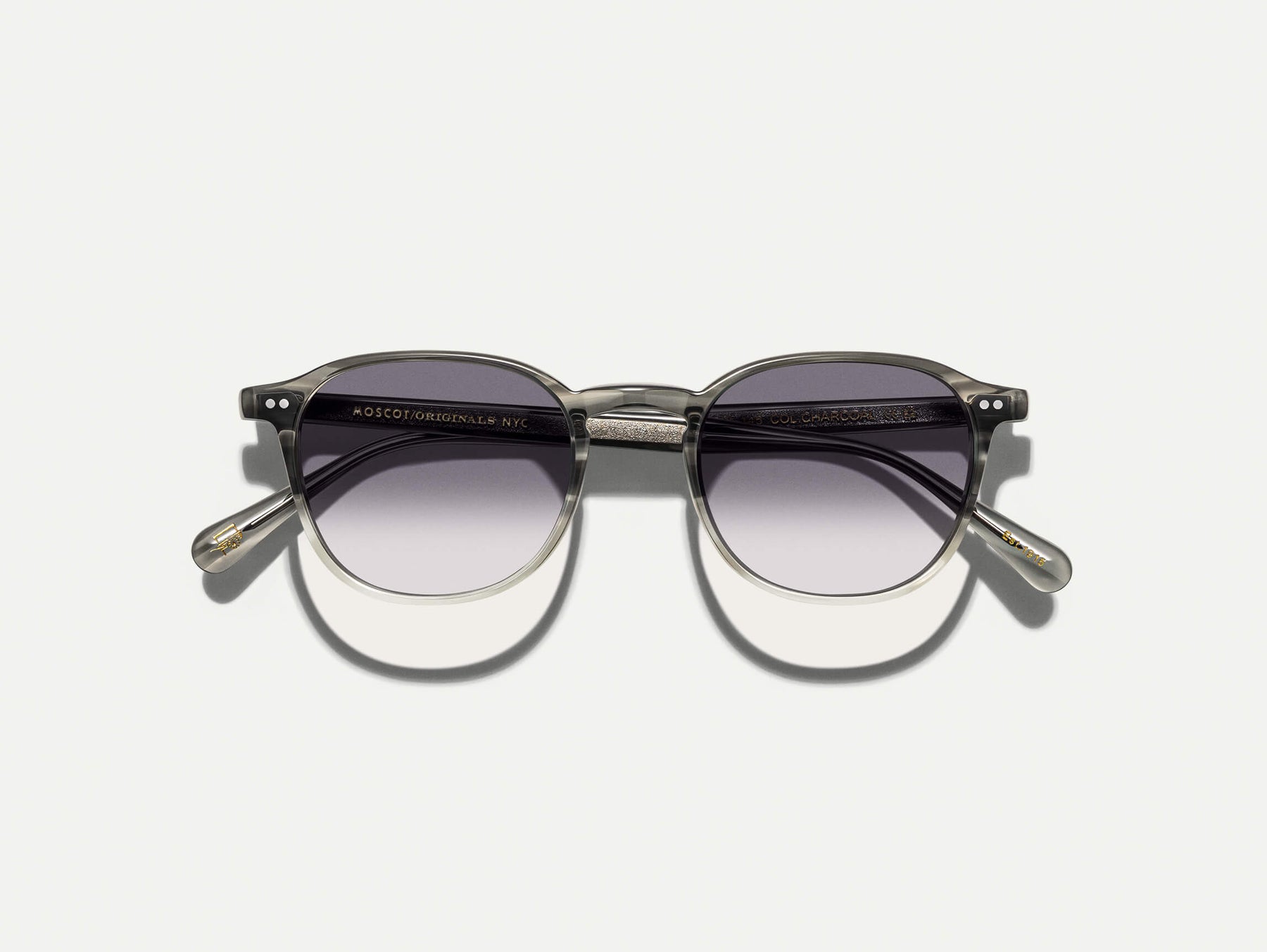 The ARTHUR in Charcoal with American Grey Fade Tinted Lenses