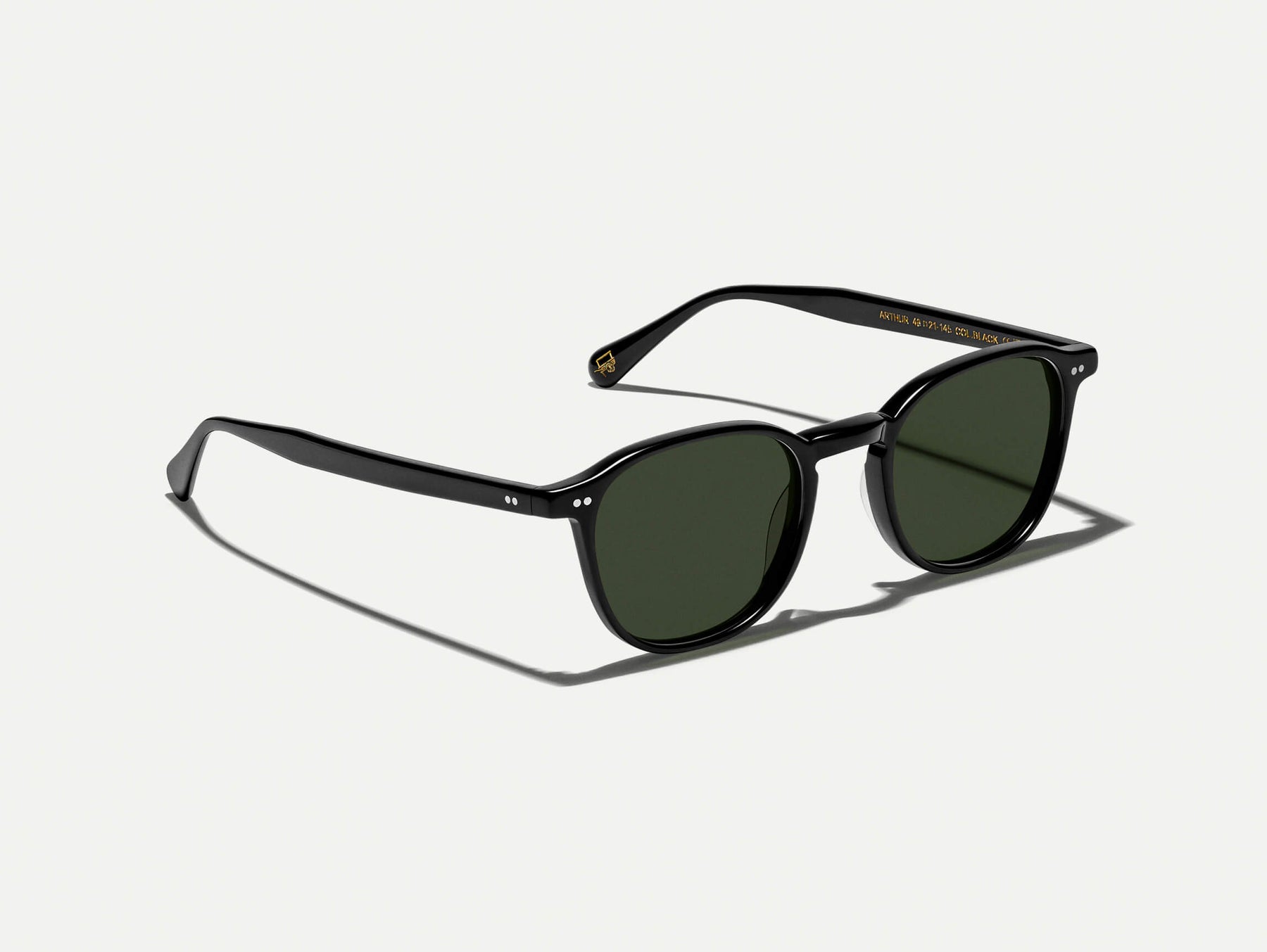 The ARTHUR SUN in Black with G-15 Tinted Lenses