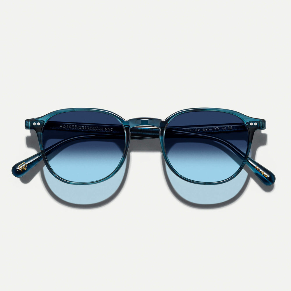 #color_ink | The ARTHUR SUN in Ink with Denim Blue Tinted Lenses