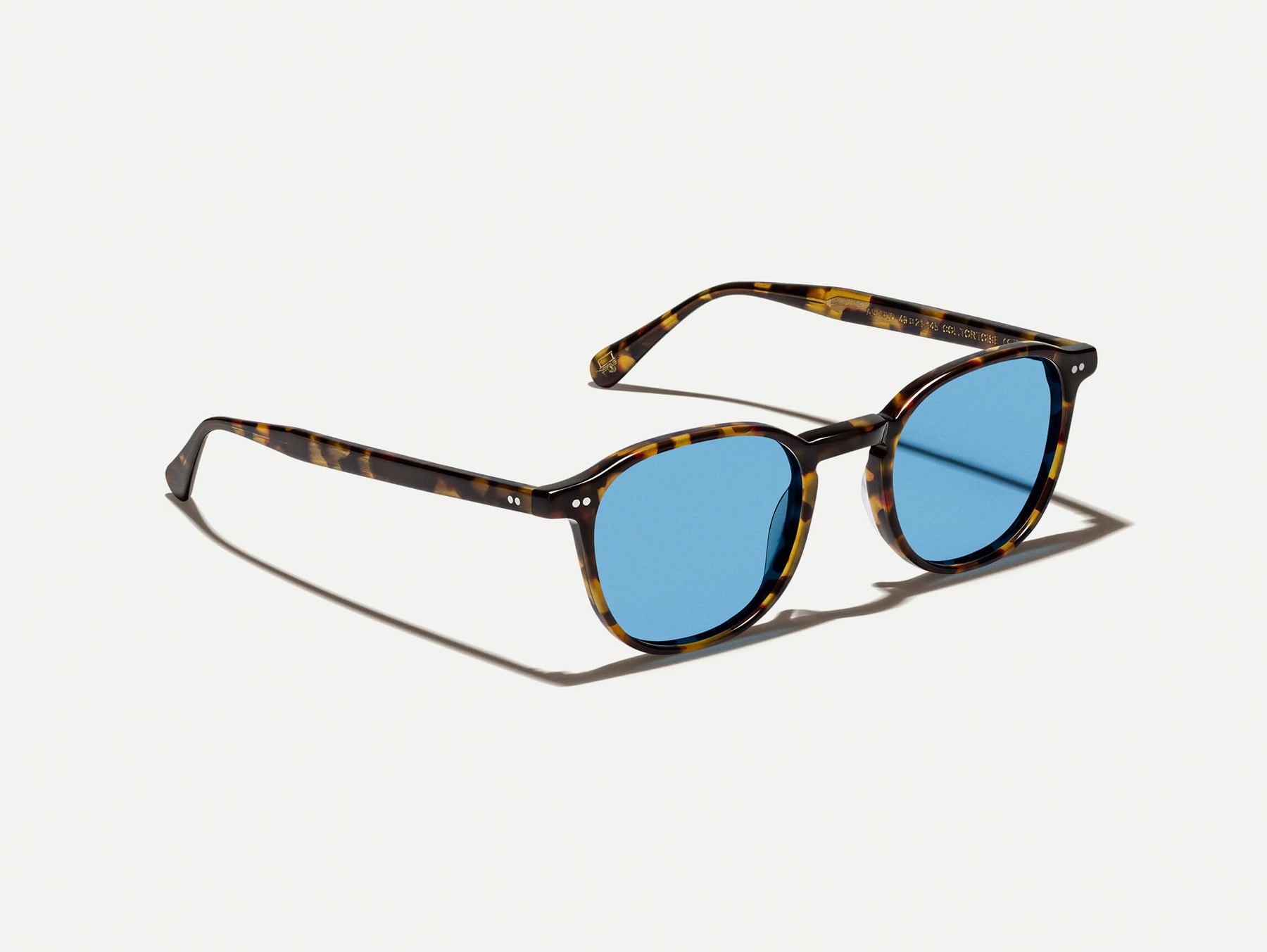 The ARTHUR SUN in Tortoise with Celebrity Blue Tinted Lenses
