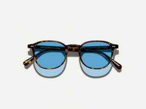 #color_tortoise | The ARTHUR SUN in Tortoise with Celebrity Blue Tinted Lenses