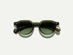 The BAITSIM SUN in Dark Green with Forest Wood Tinted Lenses