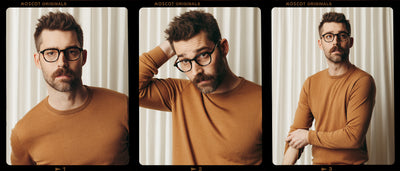Model is wearing The BILLIK in size 50 in Tortoise