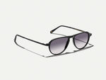 The BISHEART SUN in Black with American Grey Fade Tinted Lenses