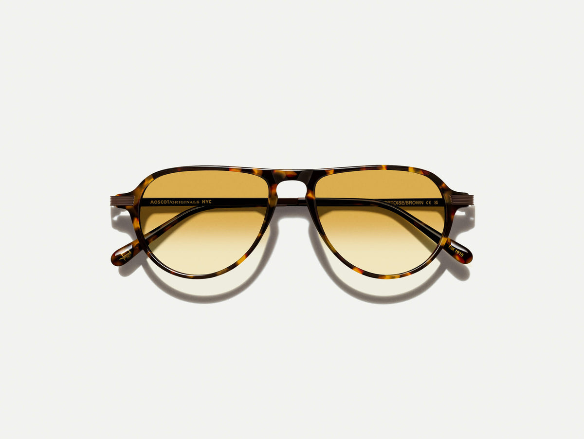 #color_tortoise | The BISHEART SUN in Tortoise/Brown with Chestnut Fade Tinted Lenses