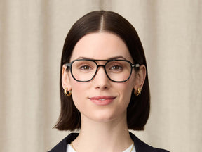 Model is wearing The BJORN in size 55 in Black