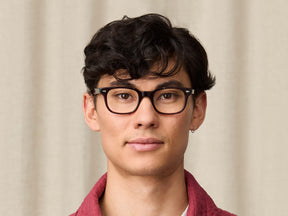 Model is wearing The BOYCHIK in size 49 in Burgundy