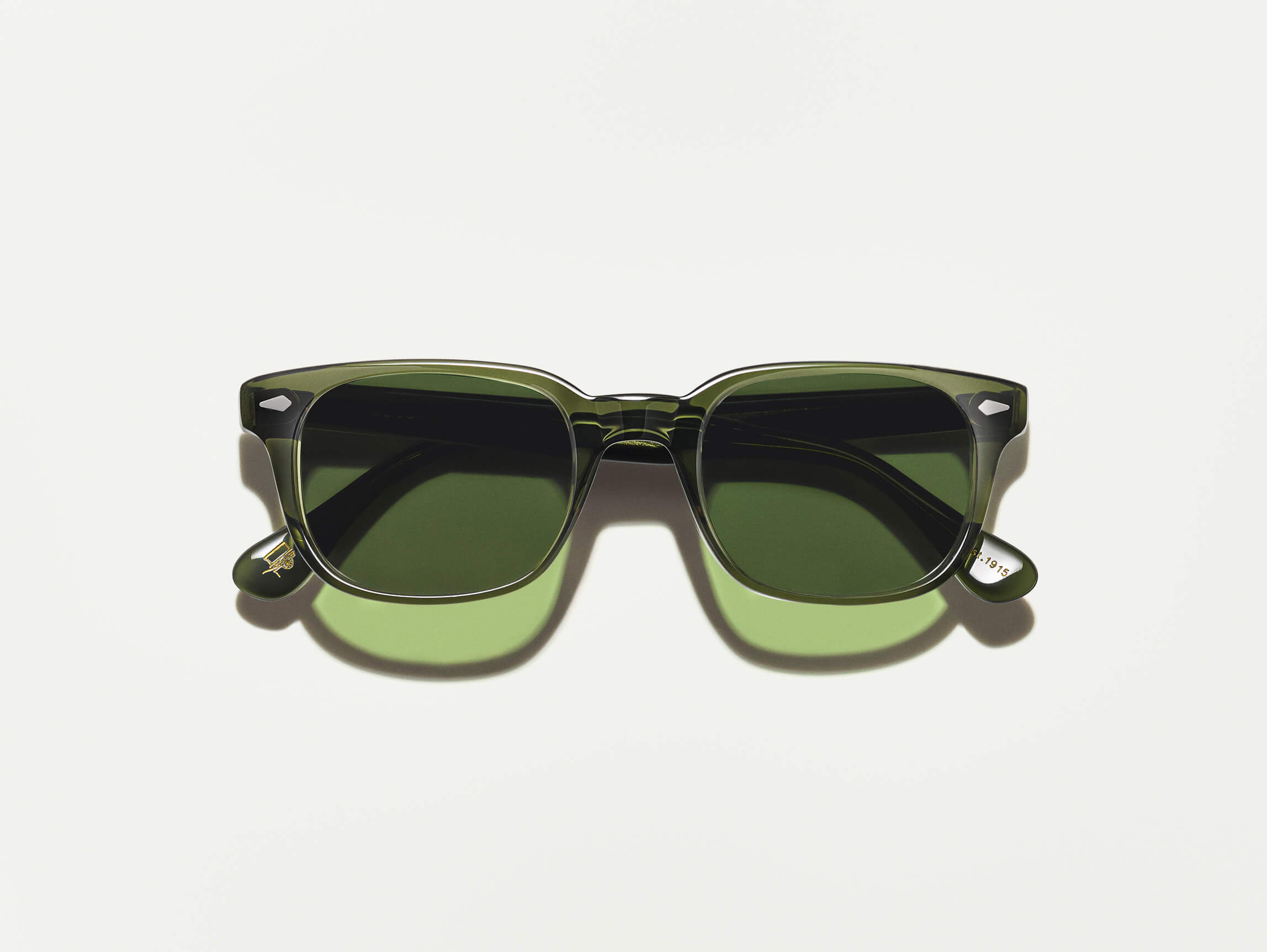 #color_dark green | The BOYCHIK SUN in Dark Green with Calibar Green Glass Lenses