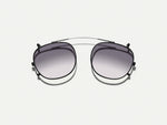 El CLIPTOSH en Matte Black con lentes tintadas American Grey Fade