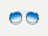 #color_broadway blue fade | The CLIPTOSH in Matte Black with Broadway Blue Fade Tinted Lenses 