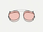 #color_new york rose | The CLIPTOSH in Matte Black with New York Rose Tinted Lenses 