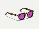 The CLIPTOSH in Matte Black with Purple Nurple Tinted Lenses
