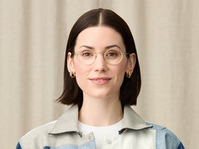 Model is wearing The COSNIC in size 44 in Flesh-Dark Brown