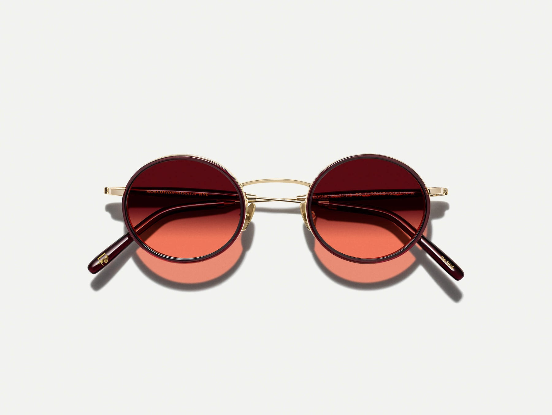 The COSNIC SUN in Burgundy with Cabernet Tinted Lenses