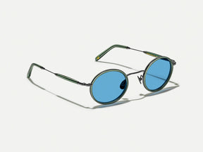 #color_pine | The COSNIC SUN in Pine with Celebrity Blue Tinted Lenses