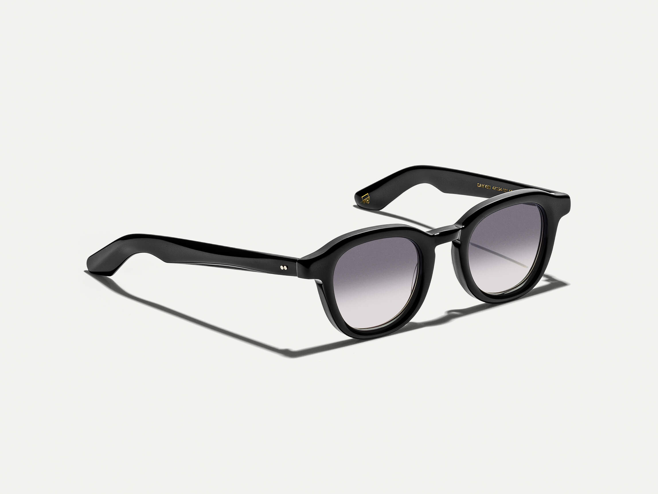 The DAHVEN Black with American Grey Fade Tinted Lenses