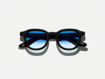 The DAHVEN Black with Broadway Blue Fade Tinted Lenses