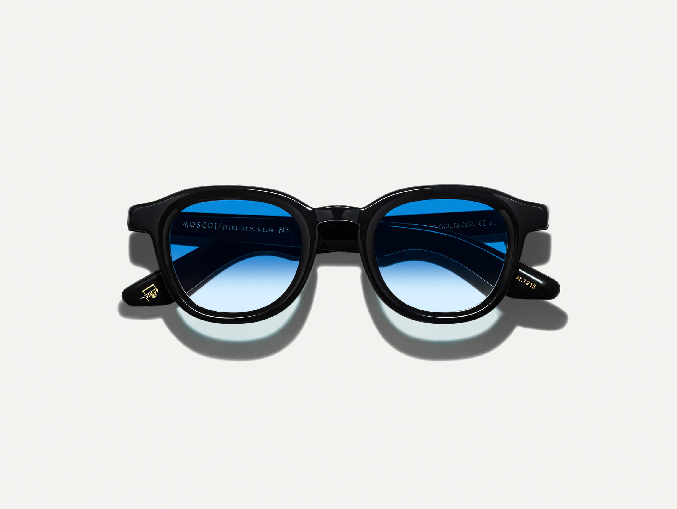 #color_broadway blue fade | The DAHVEN Black with Broadway Blue Fade Tinted Lenses