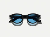 #color_celebrity blue | The DAHVEN Black with Celebrity Blue Tinted Lenses