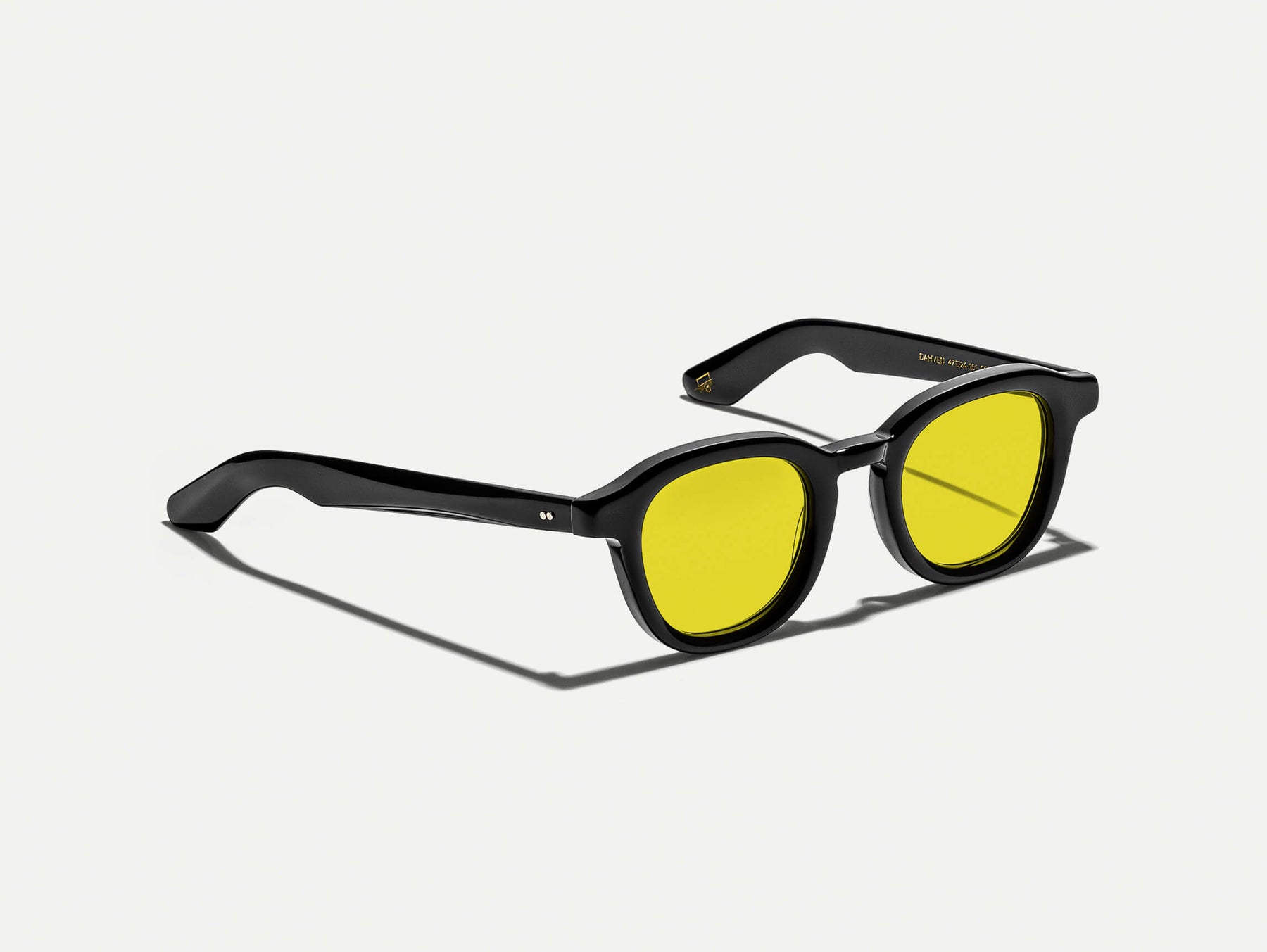 The DAHVEN Black with Mellow Yellow Tinted Lenses