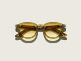 #color_olive brown | The DAHVEN SUN in Olive Brown with Chestnut Fade Tinted Lenses