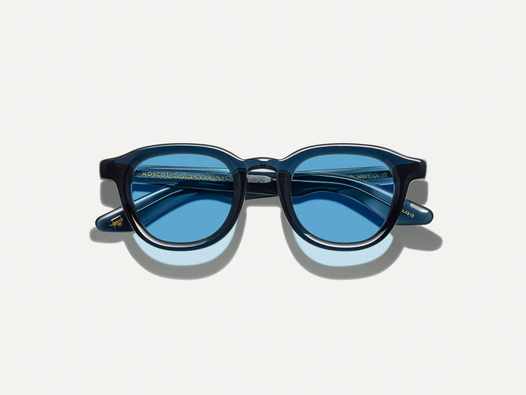 The DAHVEN in Navy with Celebrity Blue Tinted Lenses