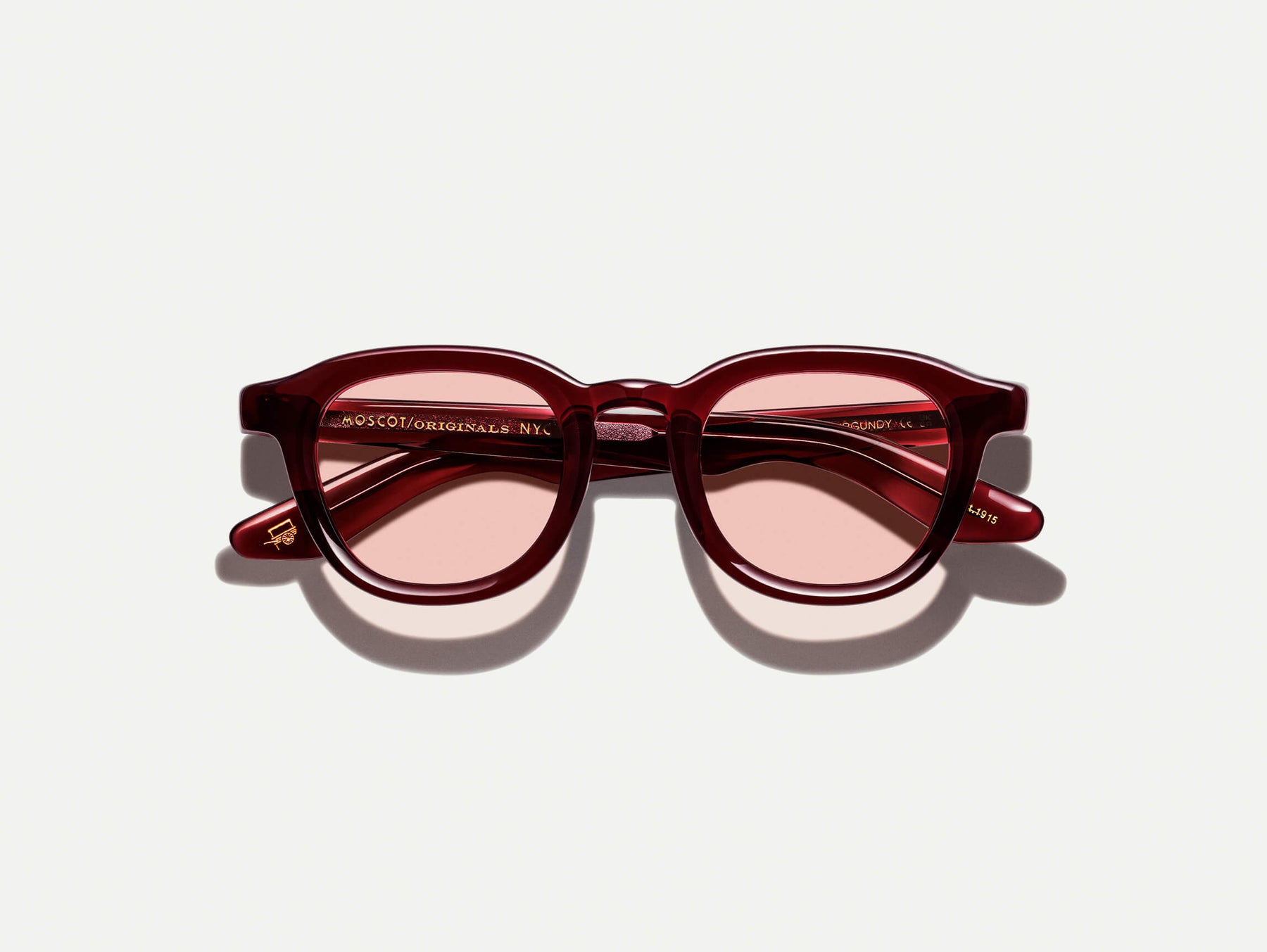 The DAHVEN in Burgundy with New York Rose Tinted Lenses