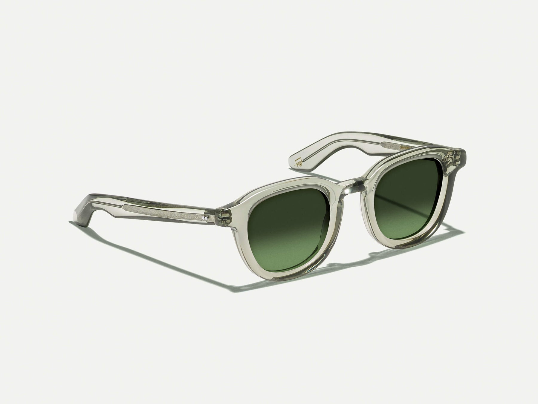 The DAHVEN in Sage with Forest Wood Tinted Lenses