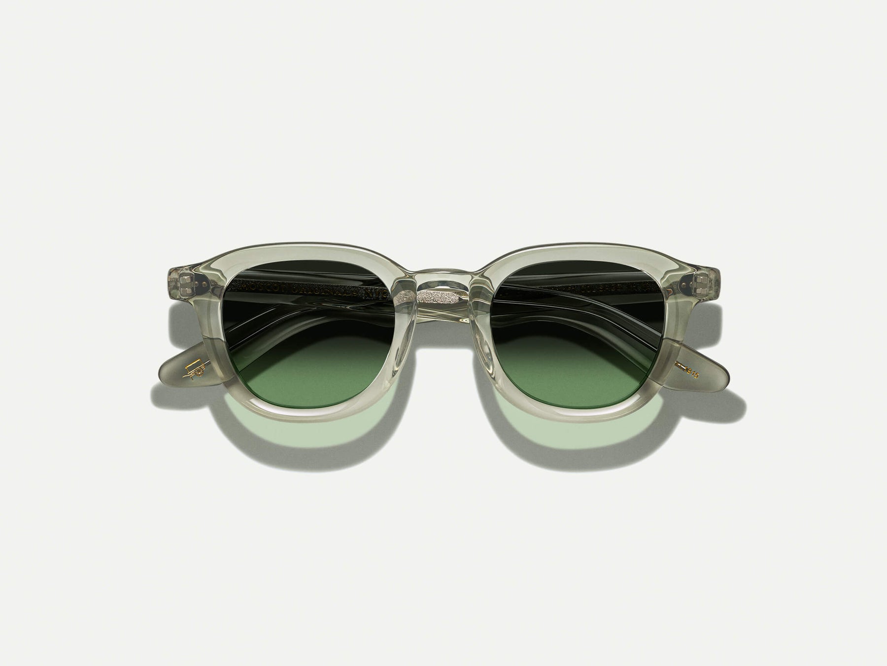 The DAHVEN in Sage with Forest Wood Tinted Lenses