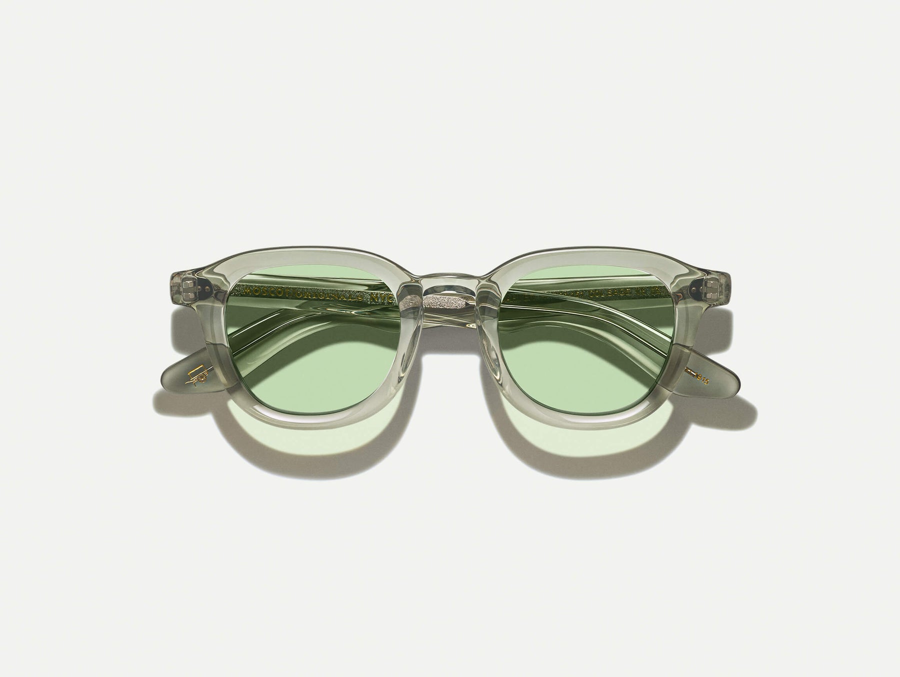 The DAHVEN in Sage with Limelight Tinted Lenses