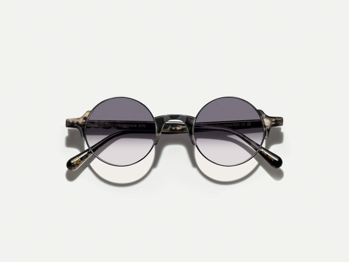 The DIBBIK SUN in Smoke with American Grey Fade Tinted Lenses