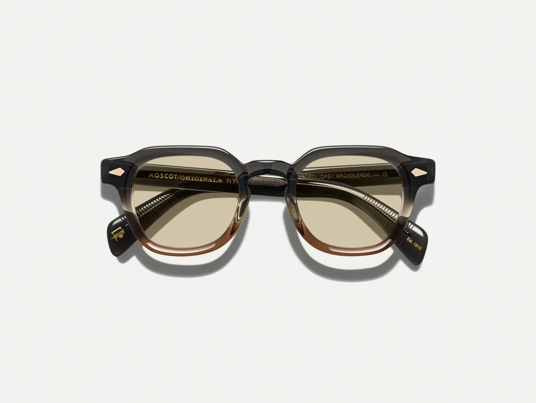 The DOLT in Grey-Brown Fade with AMBER+ Lenses