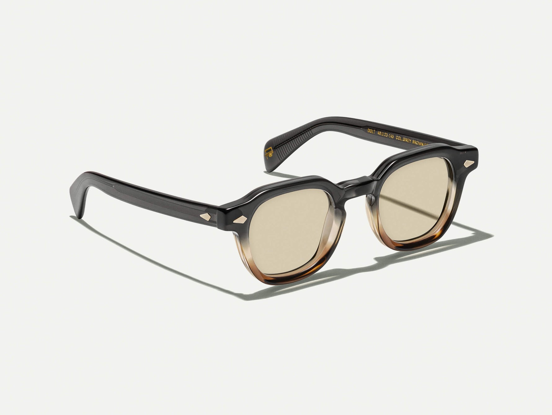 The DOLT in Grey-Brown Fade with AMBER+ Lenses