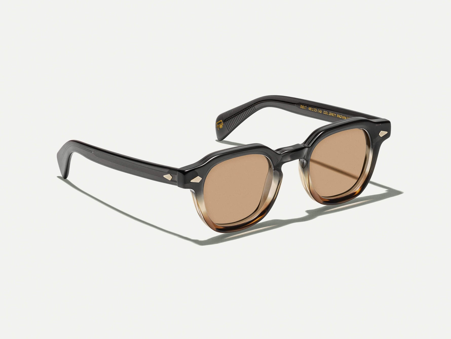 The DOLT in Grey-Brown Fade with AMBER+ Lenses