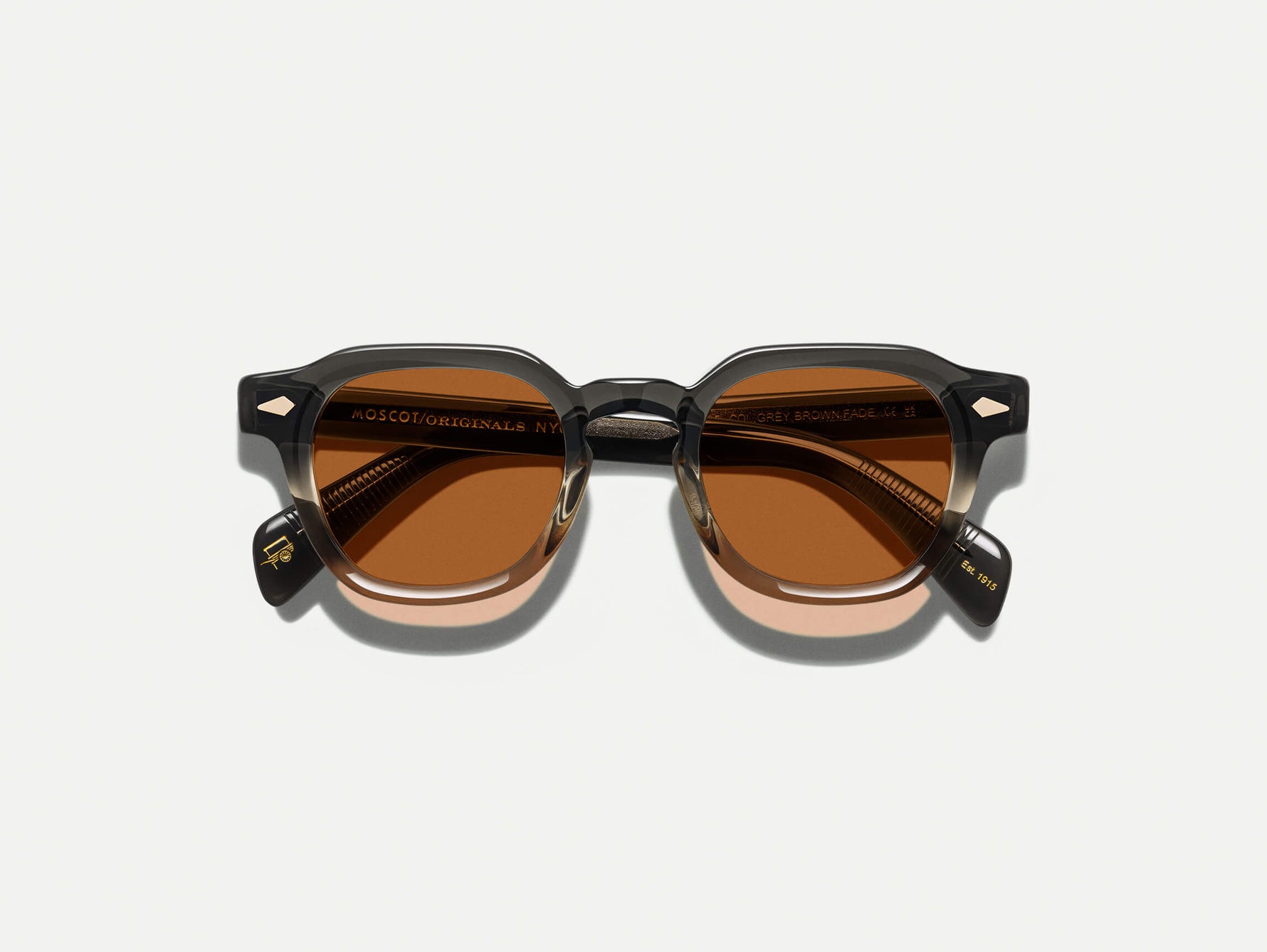 The DOLT in Grey-Brown Fade with AMBER+ Lenses