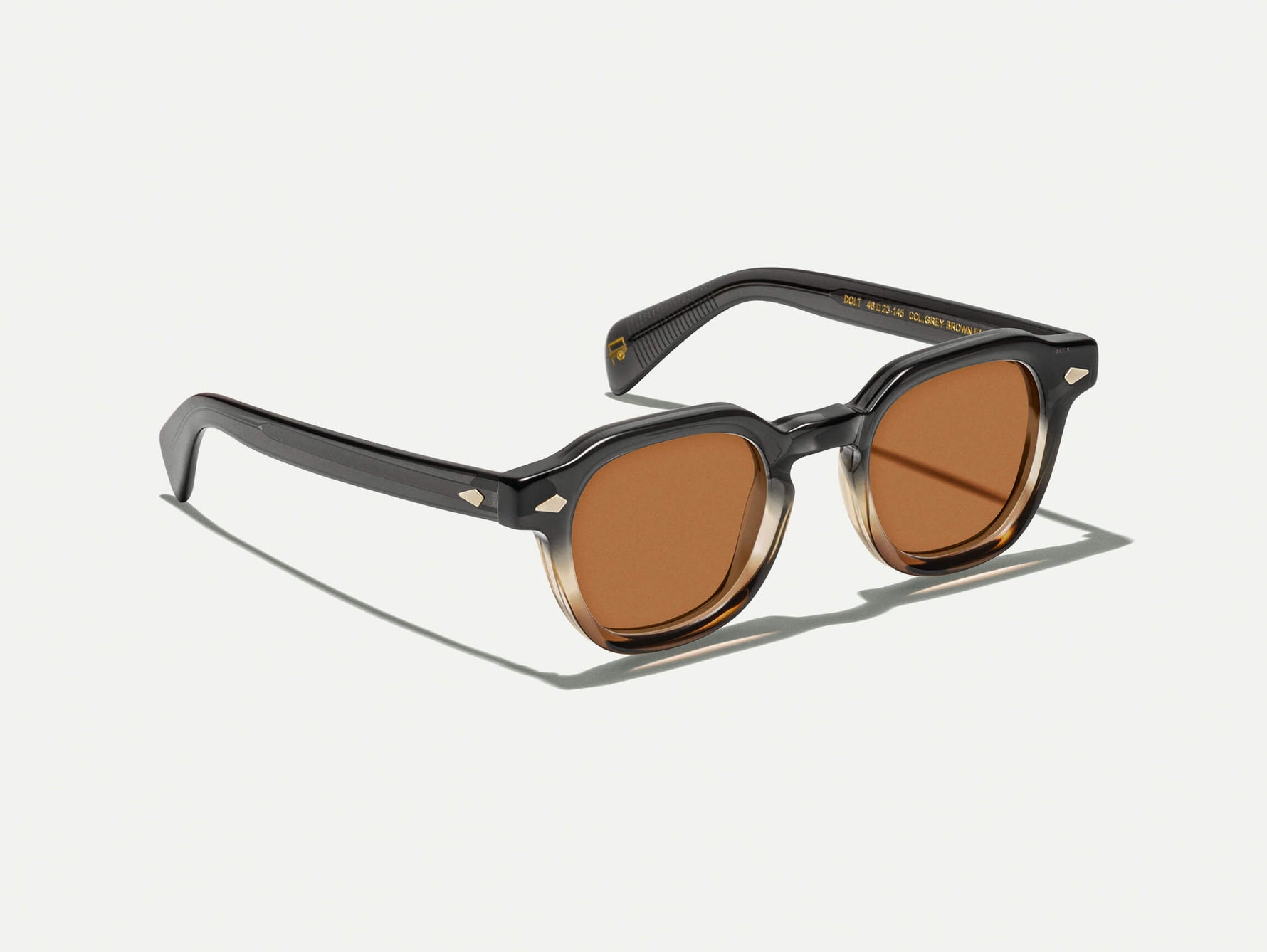 The DOLT in Grey-Brown Fade with AMBER+ Lenses