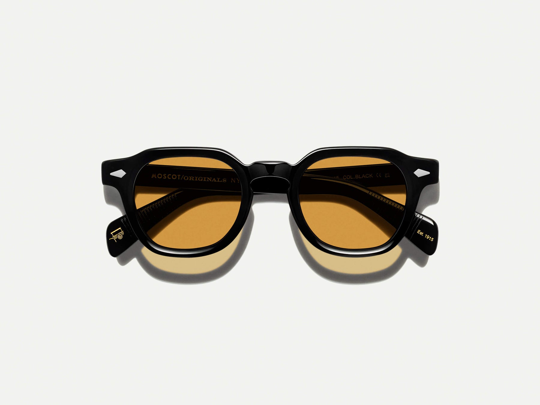 The DOLT in Black with Amber Tinted Lenses