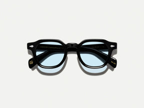#color_bel air blue | The DOLT in Black with Bel Air Blue Tinted Lenses