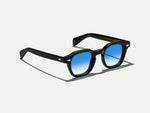 The DOLT in Black with Broadway Blue Fade Tinted Lenses