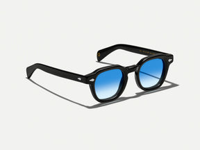 #color_broadway blue fade | The DOLT in Black with Broadway Blue Fade Tinted Lenses