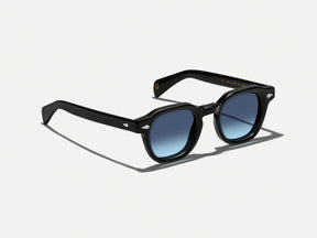 #color_denim blue | The DOLT in Black with Denim Blue Tinted Lenses