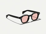 The DOLT in Black with New York Rose Tinted Lenses