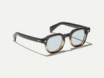 The DOLT in Grey-Brown Fade with BLUE+ Lenses
