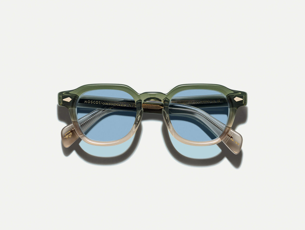 The DOLT in Khaki with BLUE+ Lenses