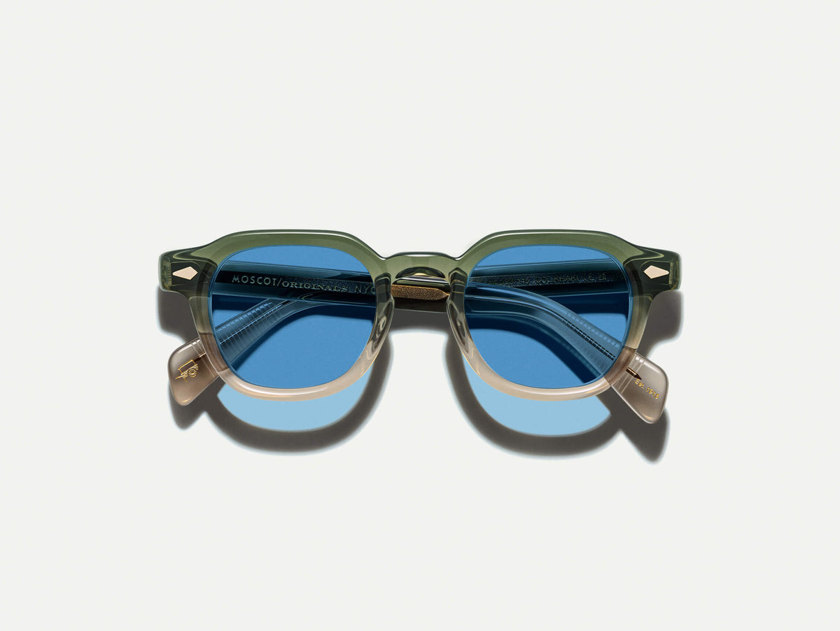 The DOLT in Khaki with BLUE+ Lenses