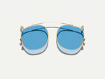 The DOLT CLIP in Gold with Celebrity Blue Tinted Lenses