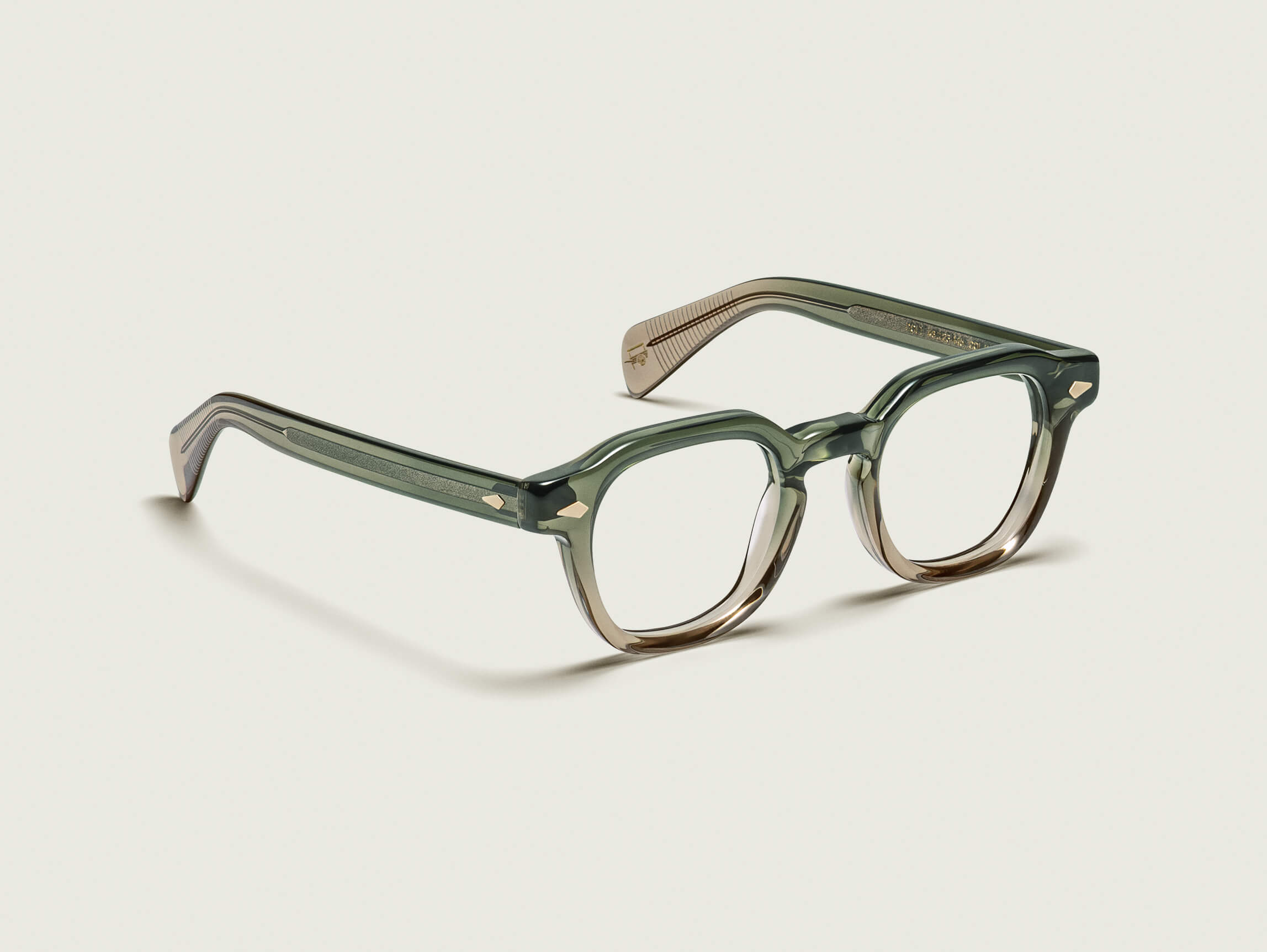 【送料無料】ほぼ未使用 モスコット  moscot ヴィルダ メガネ べっ甲 dolt-color-khaki-pos-