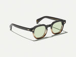 The DOLT in Grey-Brown Fade with GREEN+ Lenses